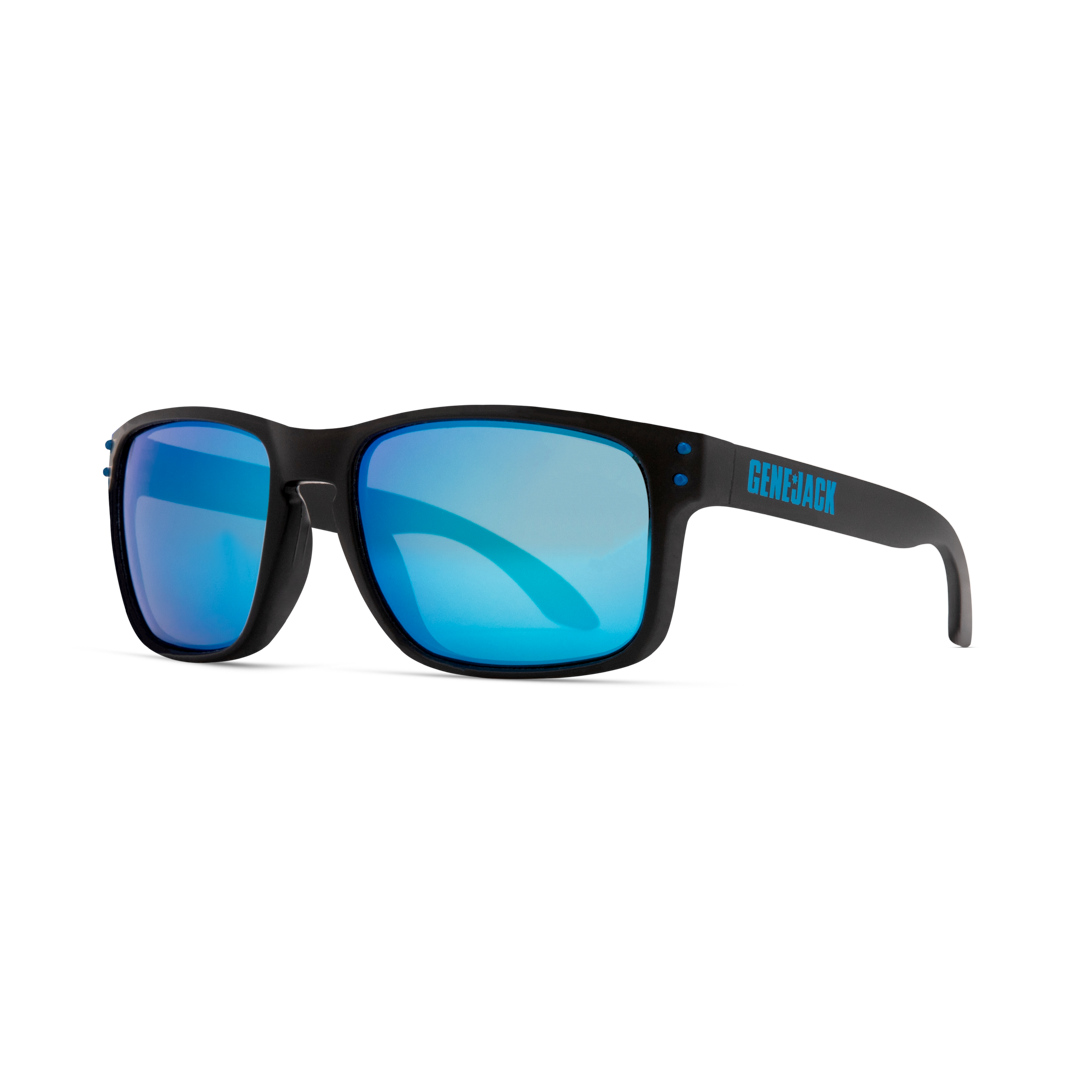 Urban Freedom Sunglasses - Black Frame/Blue Lens from Genejack for Genejack WOD