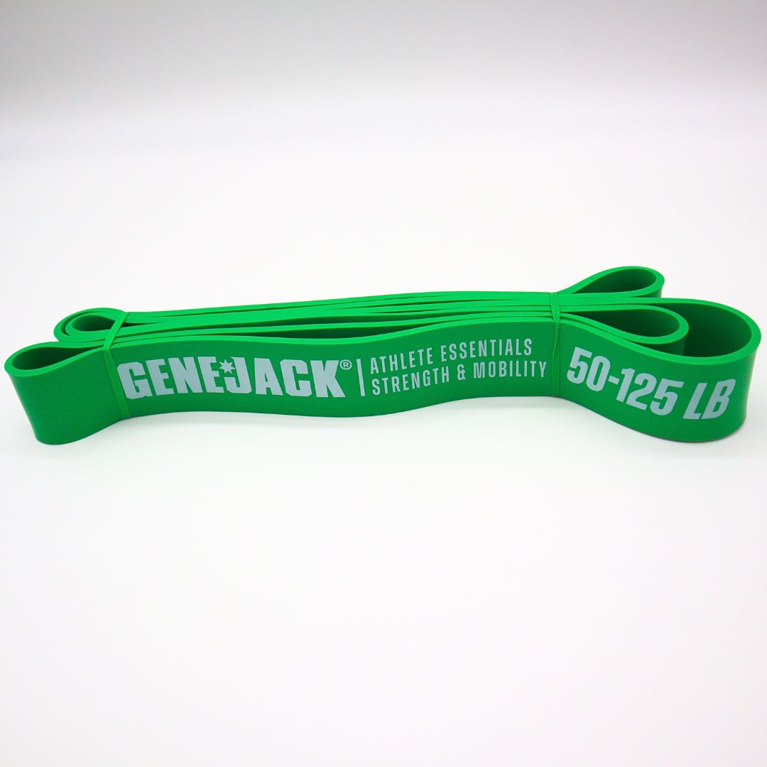 1 Band 125LB Strength & Mobility Resistance Bands from Genejack for Genejack WOD