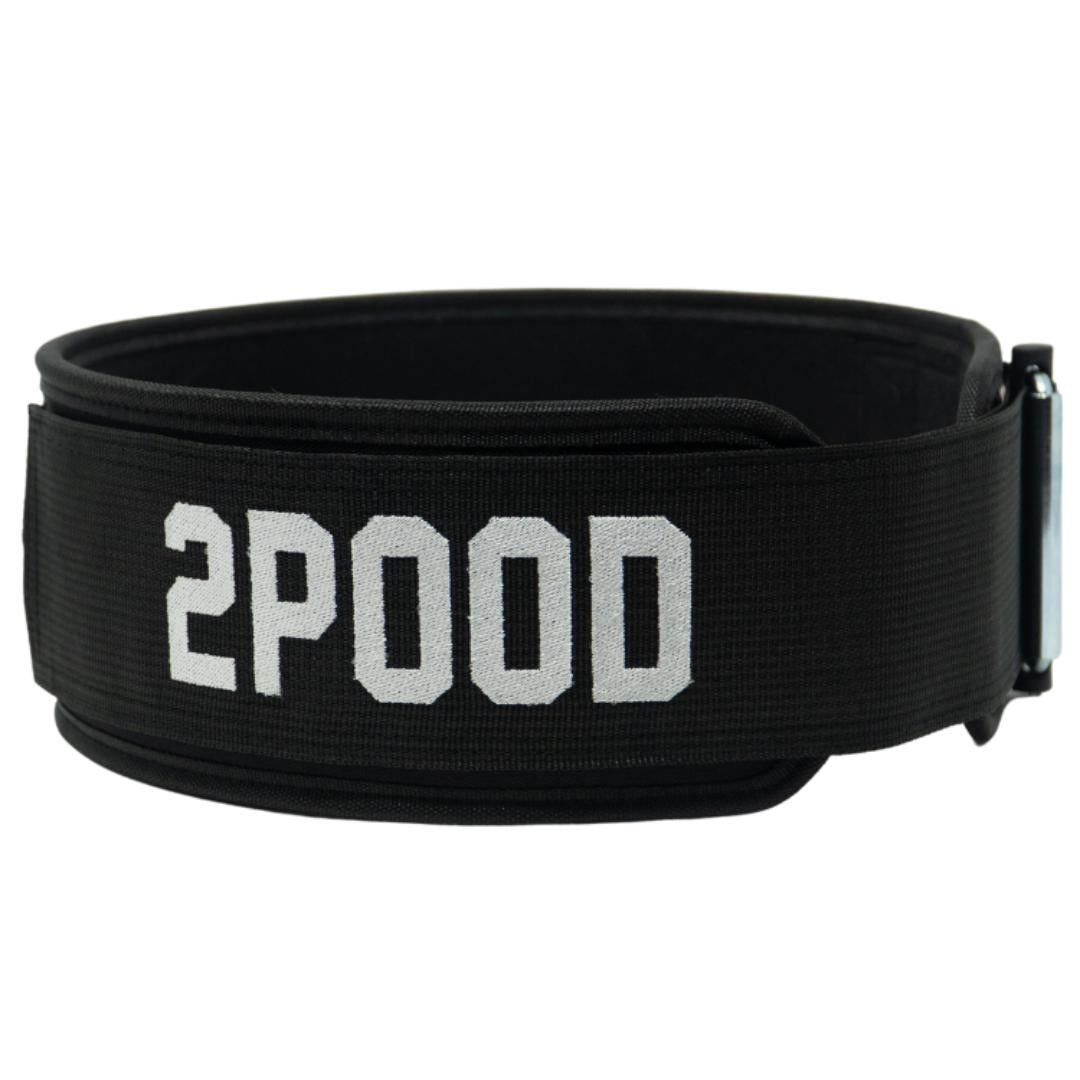 CrossFit® Straight Weightlifting Belt - Black from 2POOD for Genejack WOD