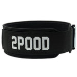 CrossFit® Straight Weightlifting Belt - Black from 2POOD for Genejack WOD