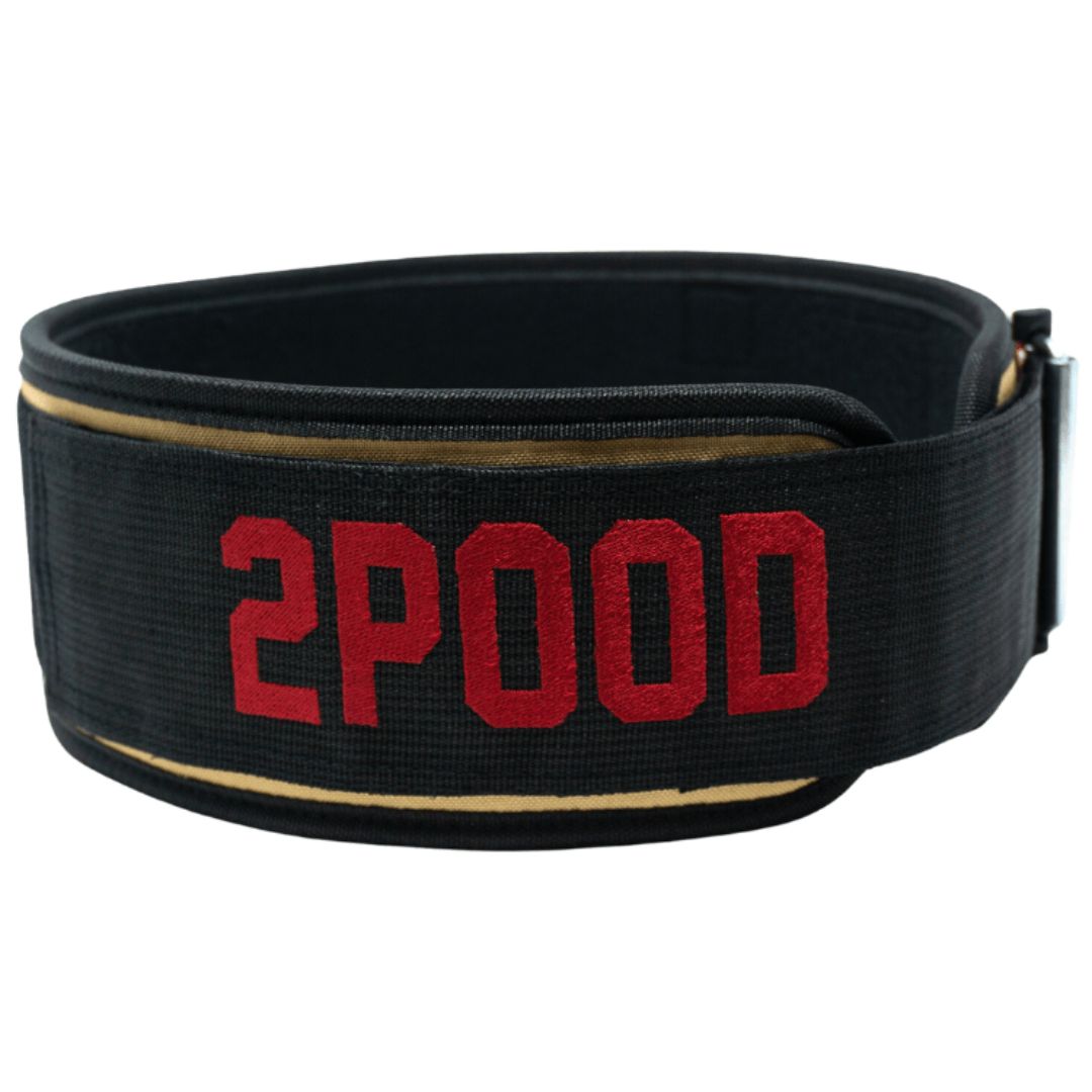 100 Words Weightlifting Straight Belt from 2POOD for Genejack WOD