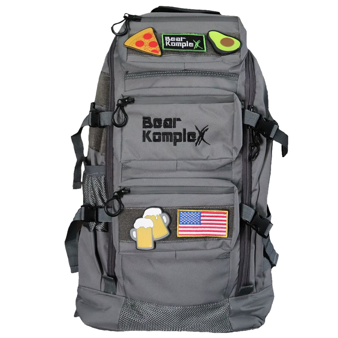 BKX Military Backpack - 50L Grey from Bear Komplex for Genejack WOD
