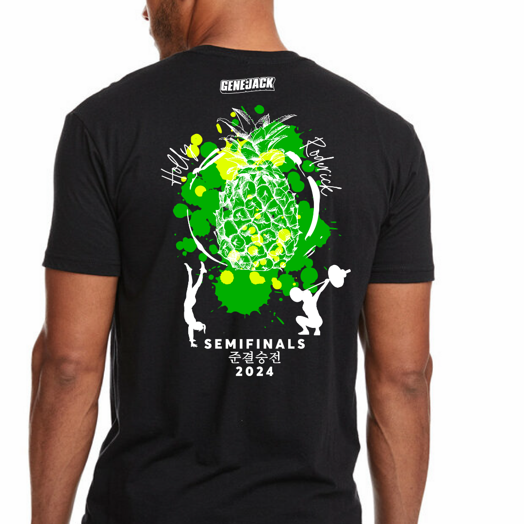 Black Holly Roderick Semis'24 T-shirt from Genejack for Genejack WOD