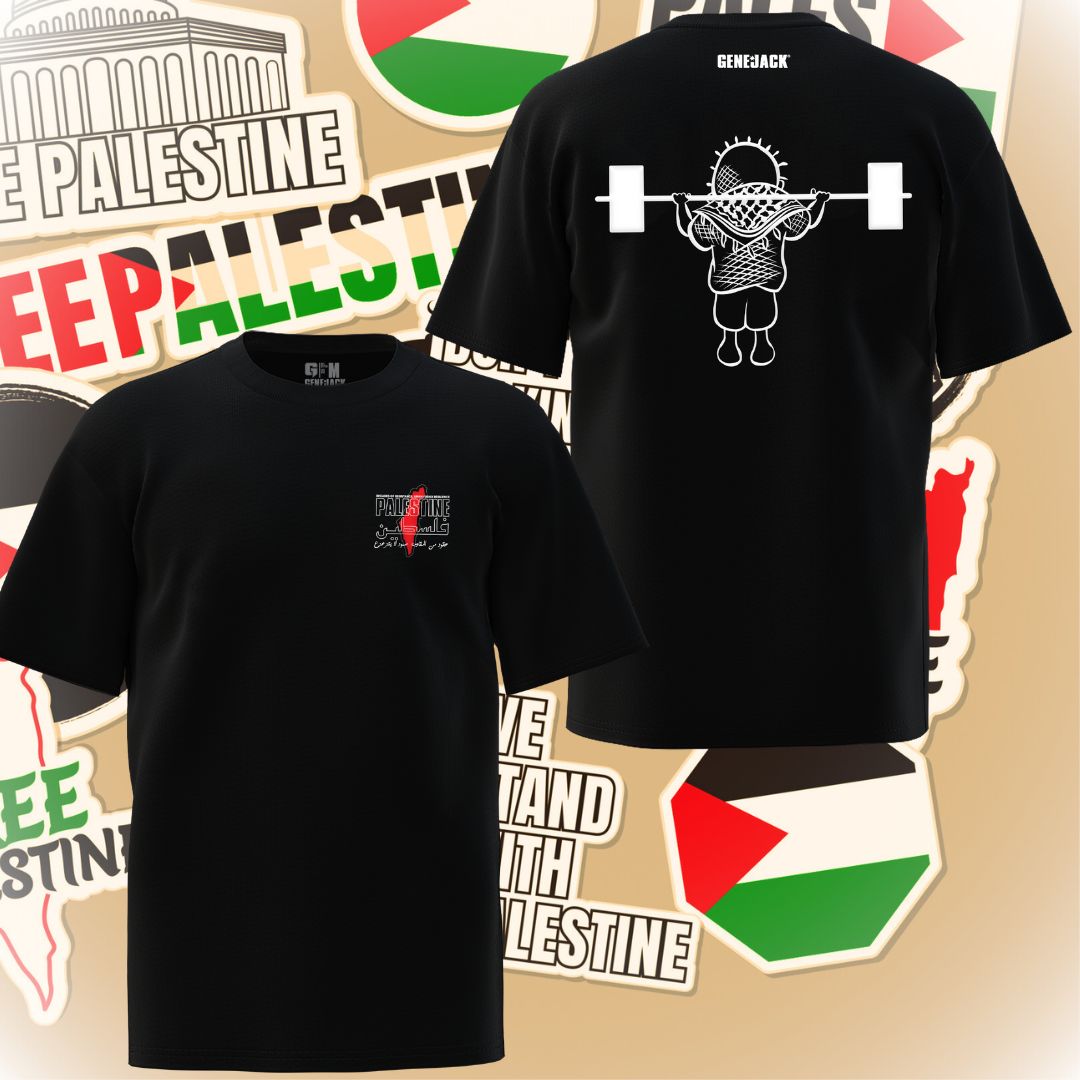 Palestine Strong T-shirt from Genejack for Genejack WOD