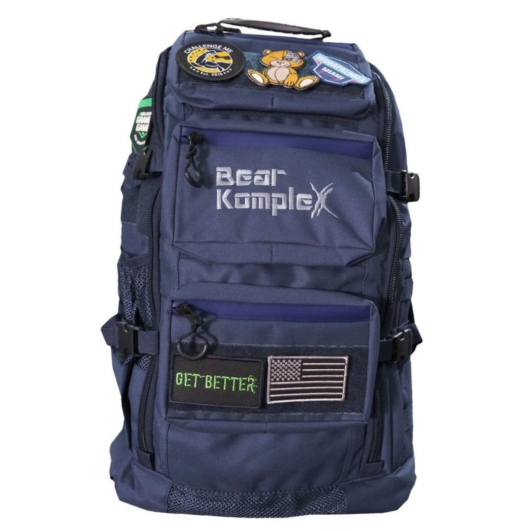 BKX Military Backpack - 50L Navy Blue from Bear Komplex for Genejack WOD