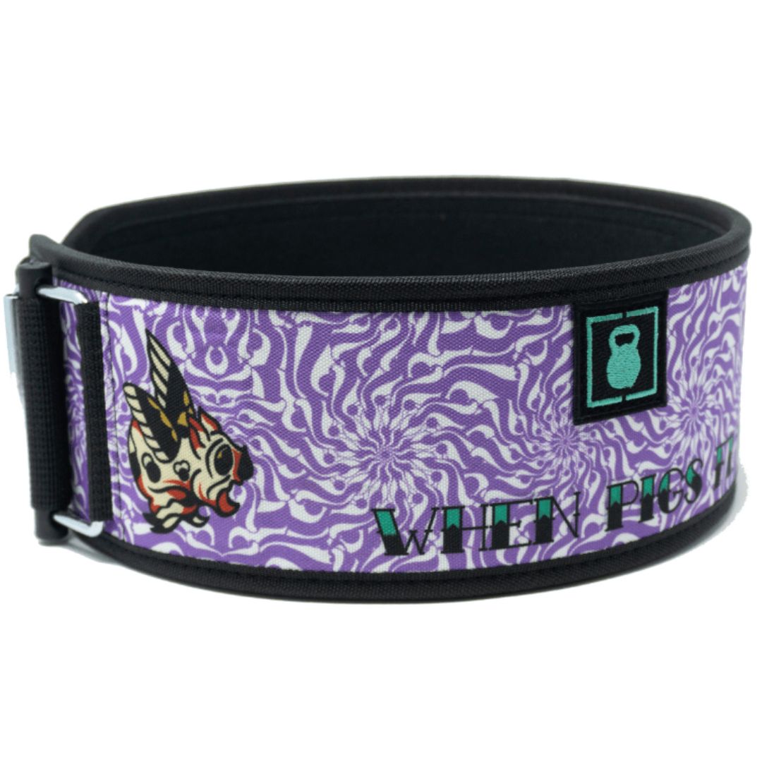 When Pigs Fly By Danielle Brandon Weightlifting Belt from 2POOD for Genejack WOD