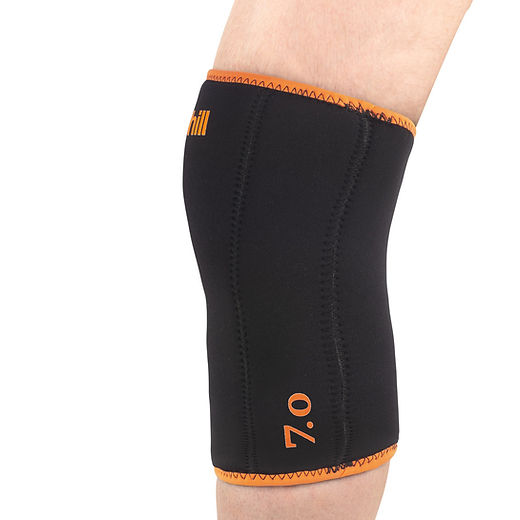 Orange Skyhill 7mm Knee Sleeves Color Edition from Skyhill for Genejack WOD
