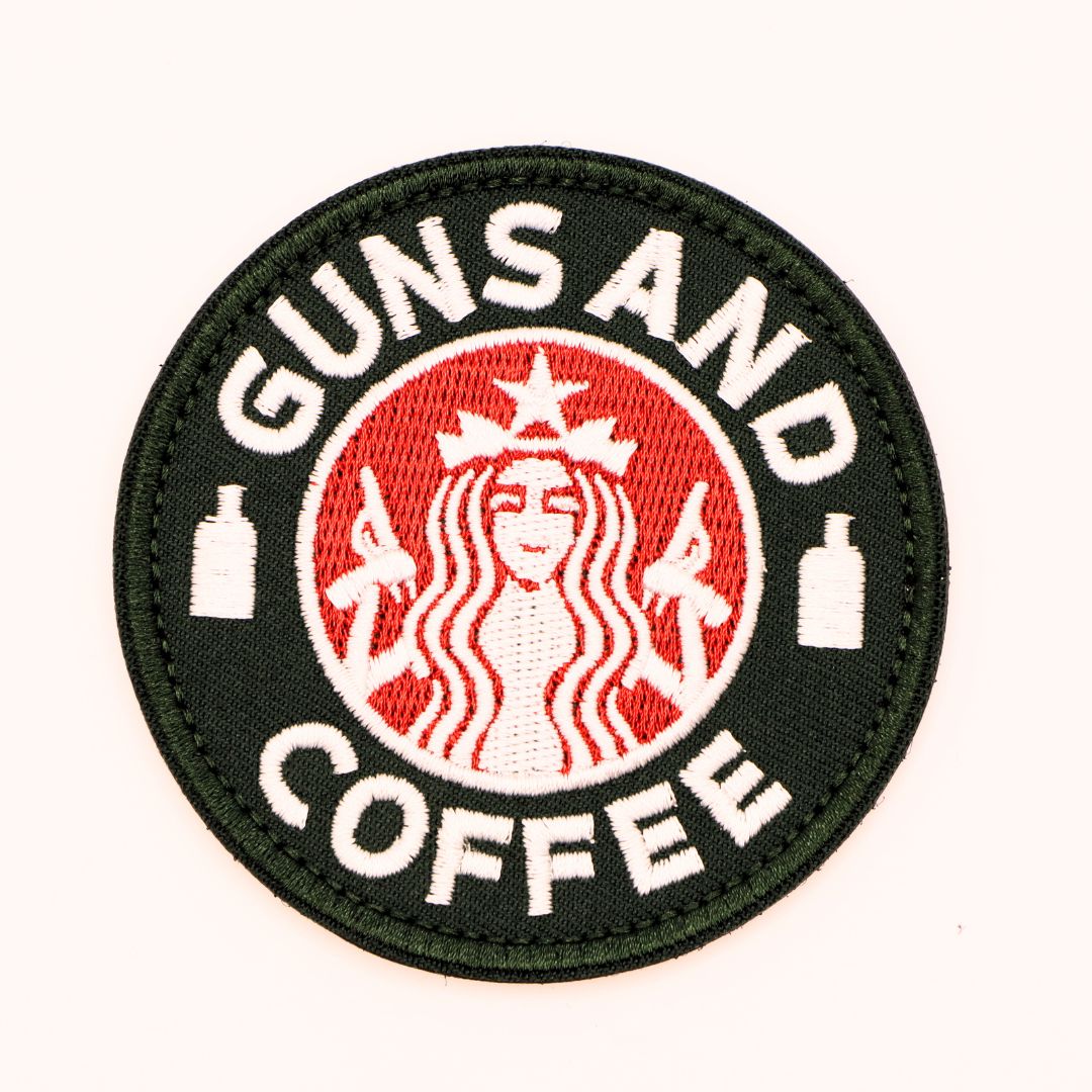 Guns and Coffee - Velcro Patch from Genejack for Genejack WOD