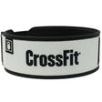 CrossFit® Straight Weightlifting Belt - White from 2POOD for Genejack WOD