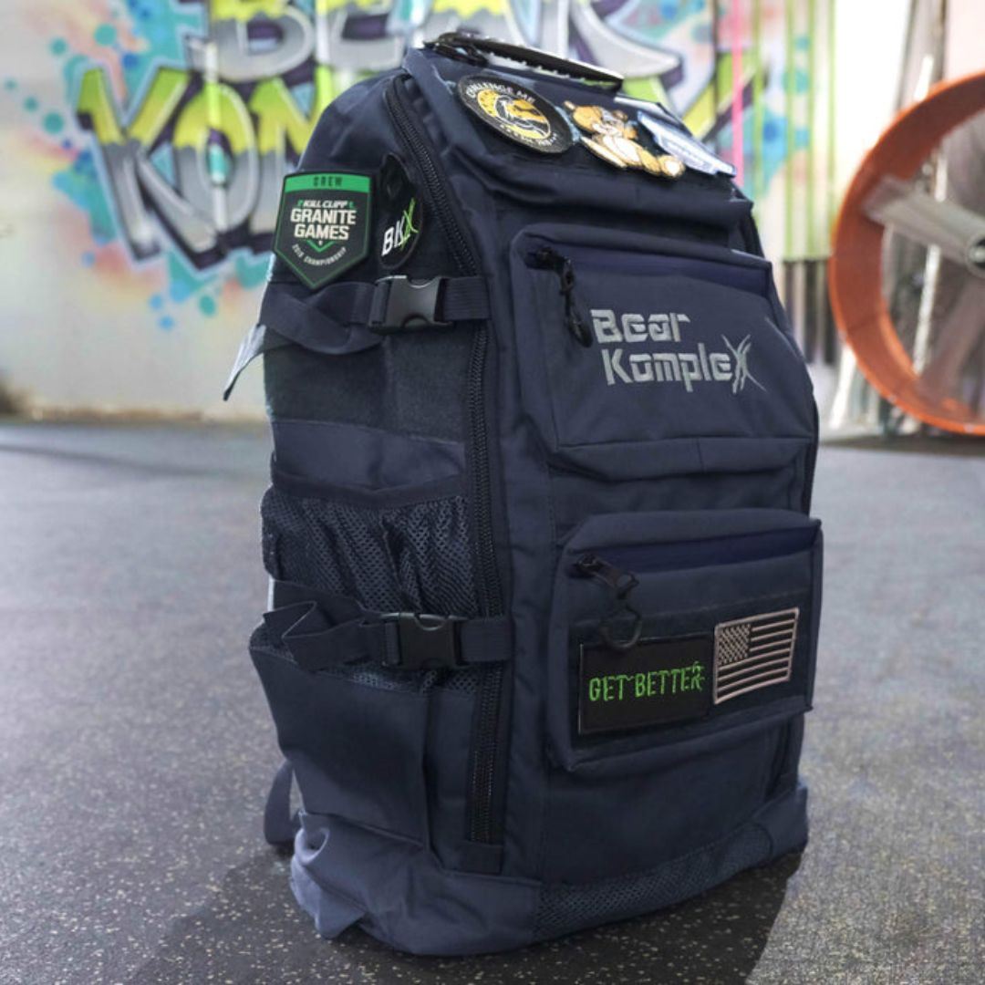 BKX Military Backpack - 50L Navy Blue from Bear Komplex for Genejack WOD