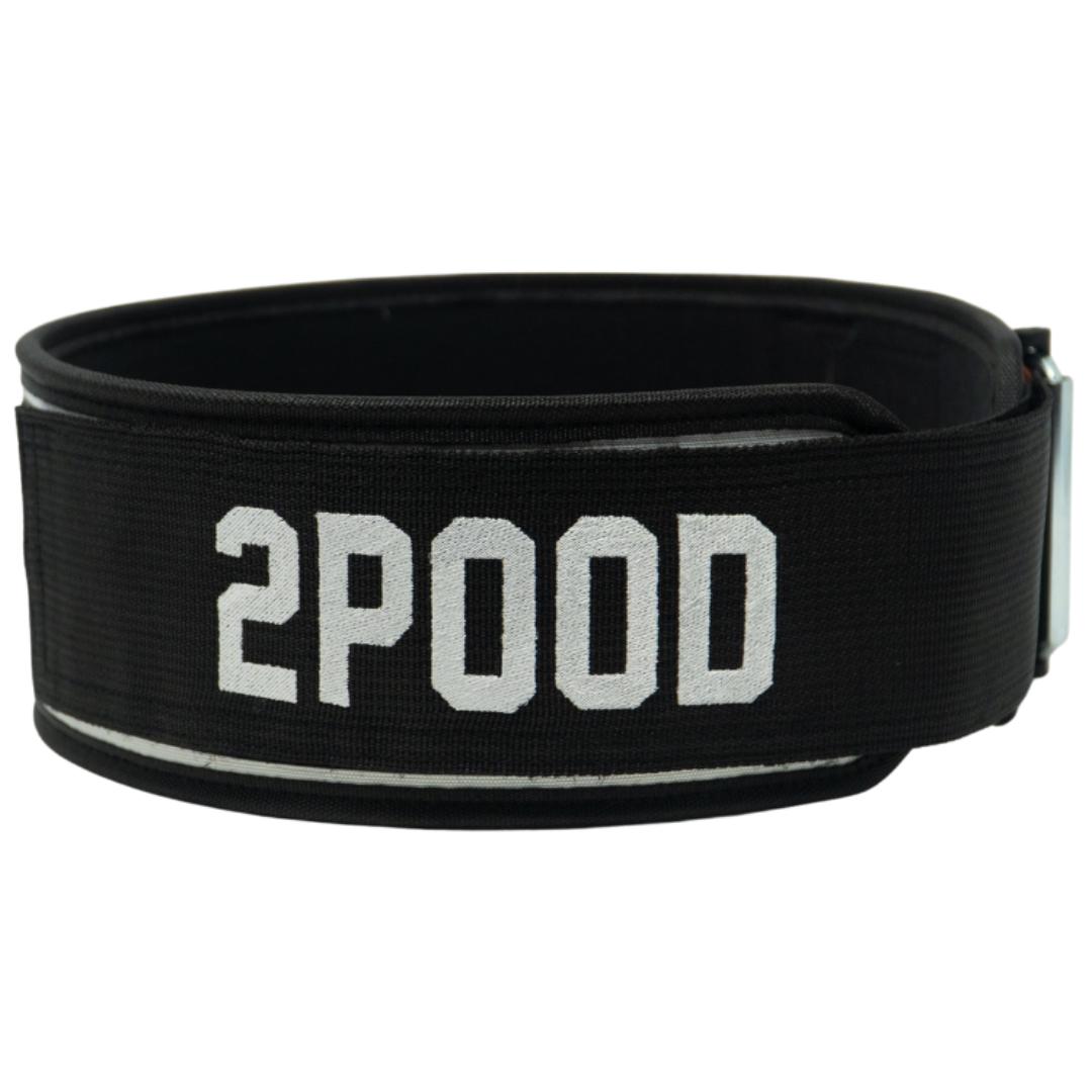 CrossFit® Straight Weightlifting Belt - White from 2POOD for Genejack WOD