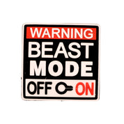 Rubber Square Beast Mode ON/OFF - Velcro Patch from Genejack for Genejack WOD