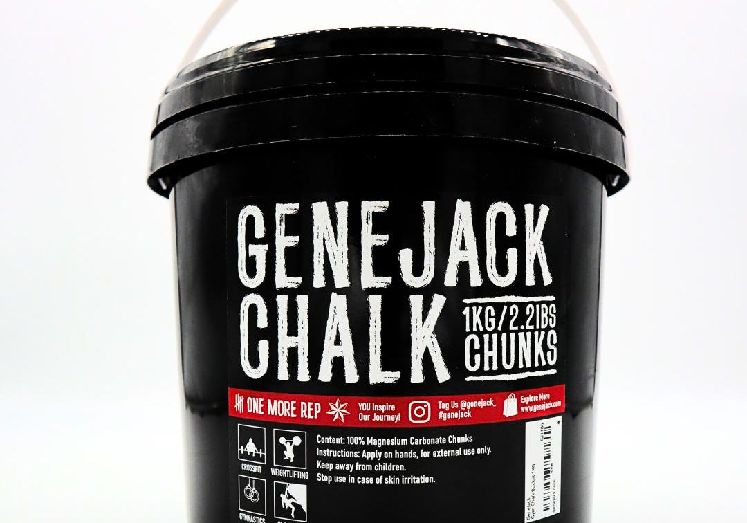Gym Chalk Bucket 1KG from Genejack for Genejack WOD