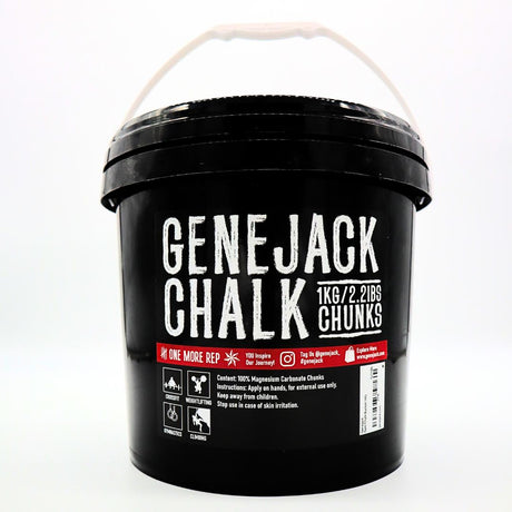 Gym Chalk Bucket 1KG from Genejack for Genejack WOD