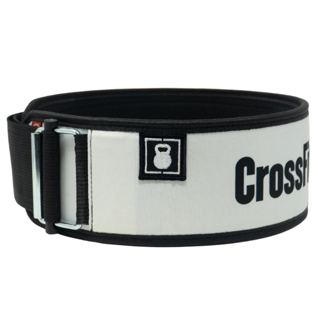 CrossFit® Straight Weightlifting Belt - White from 2POOD for Genejack WOD