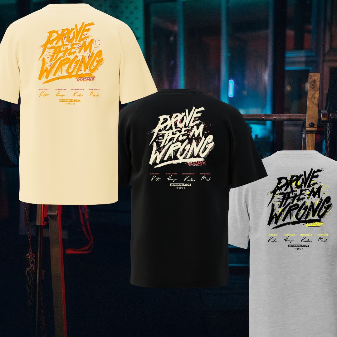 Team Yas Blue Semis'24 T-shirt from Genejack for Genejack WOD