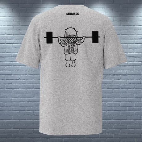 Grey Palestine Strong T-shirt from Genejack for Genejack WOD