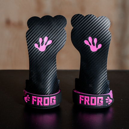 Pink Elite OG | No Hole Grips from Frog Grips for Genejack WOD