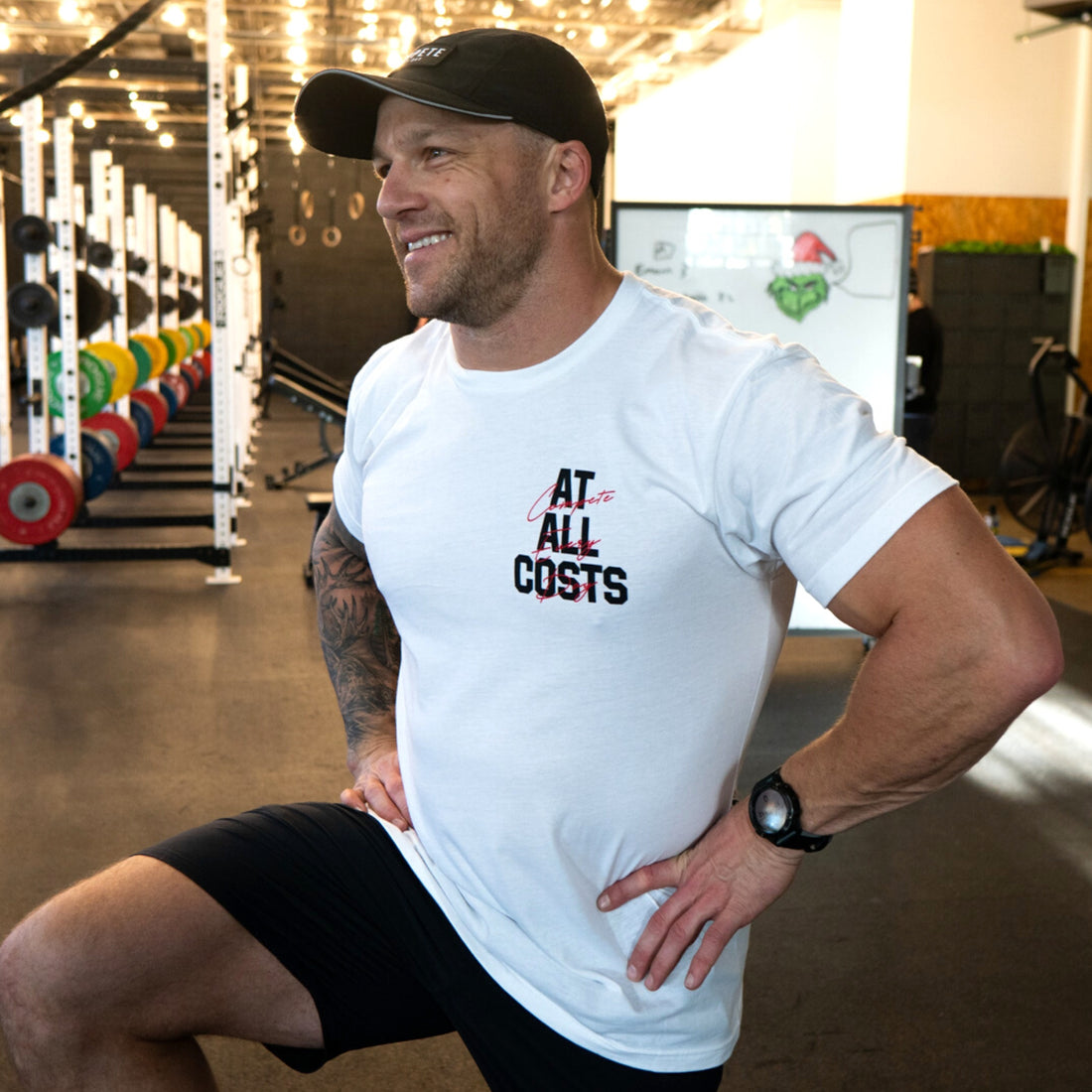 At All Costs T-shirt | White from Genejack for Genejack WOD