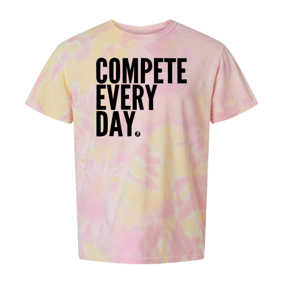 Compete Everyday T-shirt | Cotton Candy Tie Dye