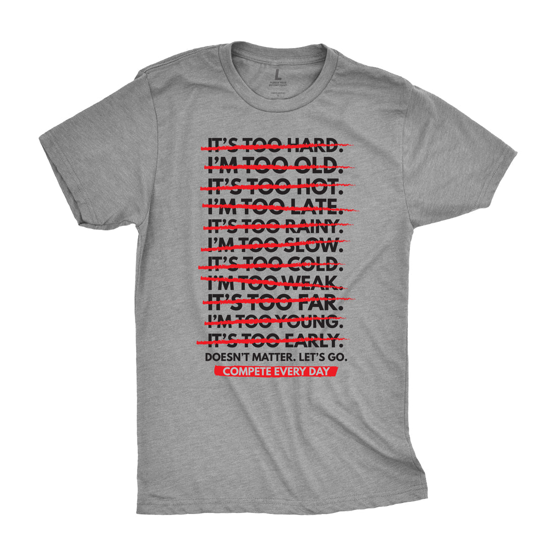 Doesn't Matter T-shirt from Genejack for Genejack WOD