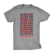 Doesn't Matter T-shirt from Genejack for Genejack WOD