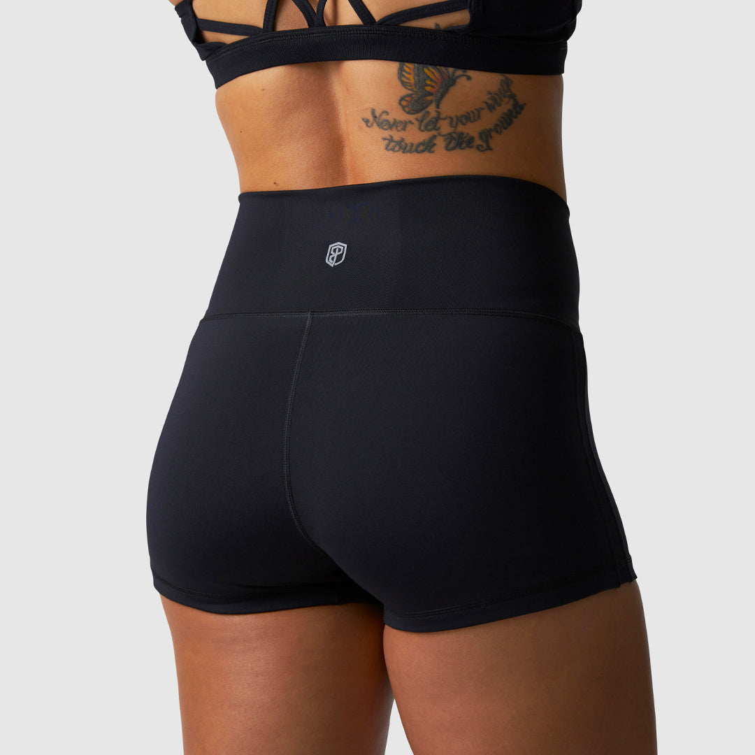 Hustle Booty Shorts - Black from Born Primitive for Genejack WOD