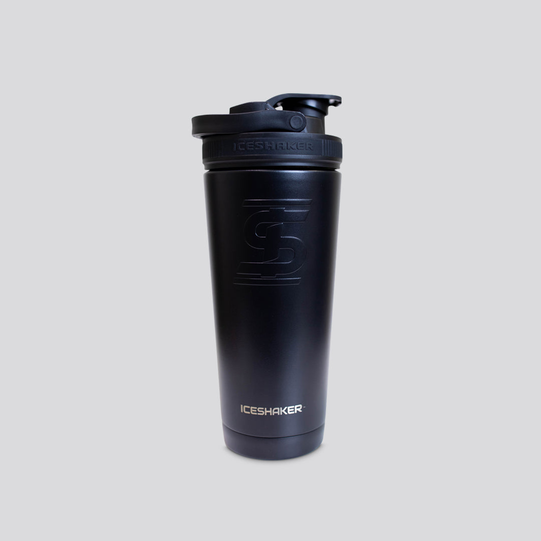 26 Oz. Born Primitive Ice Shaker Bottle | Black from Born Primitive for Genejack WOD