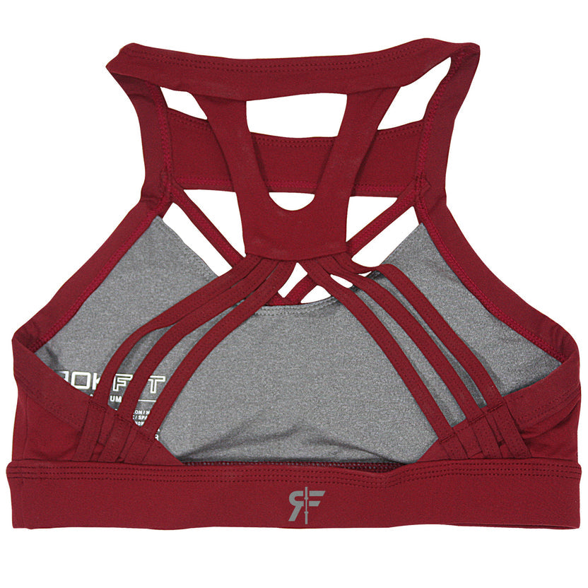 The Lacey Sports Bra - Merlot from Rokfit for Genejack WOD