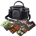 Meal Prep Bag with Food Containers from Bear Komplex for Genejack WOD