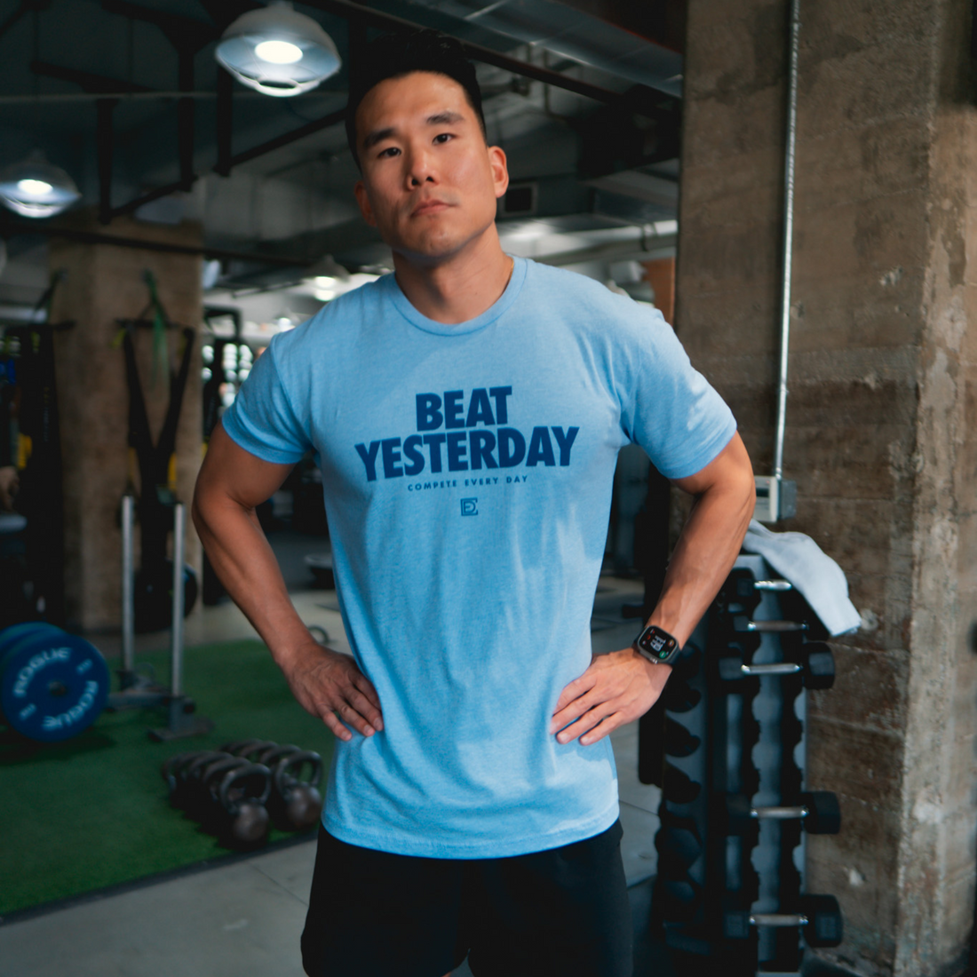 Beat Yesterday T-Shirt | Sky Blue