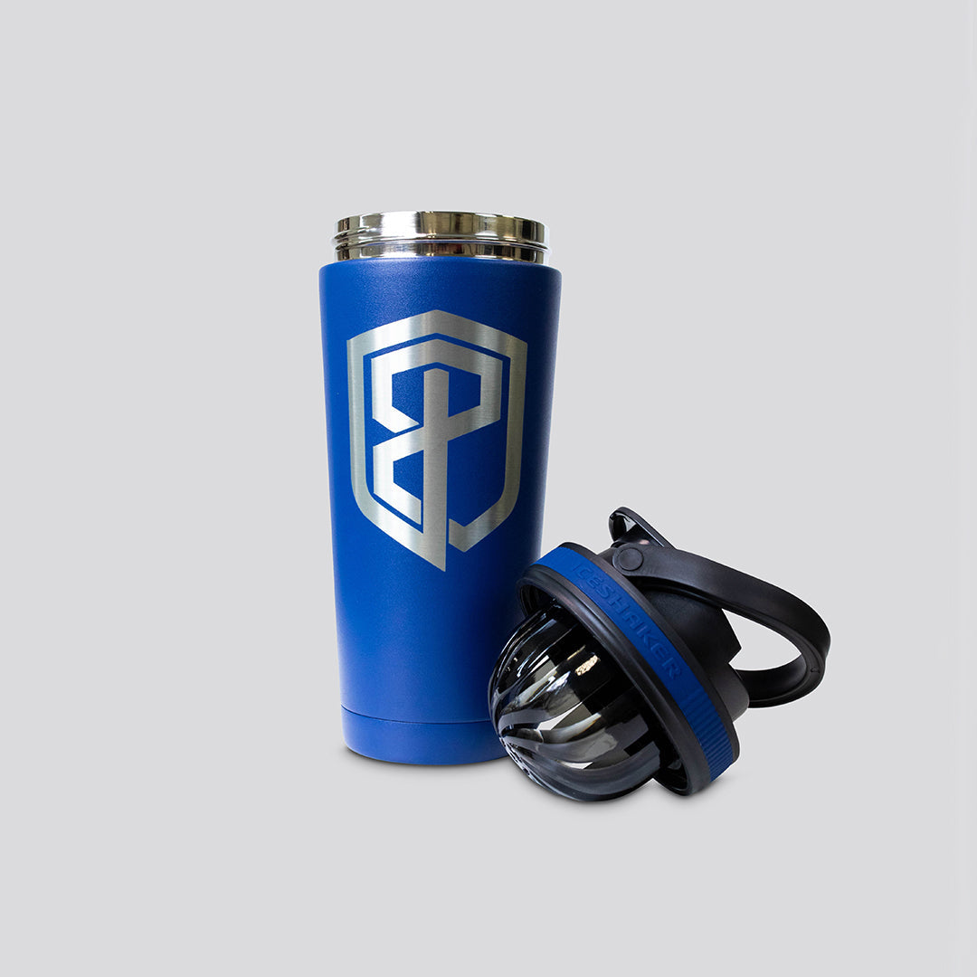26 Oz. Born Primitive Ice Shaker Bottle | Navy from Born Primitive for Genejack WOD