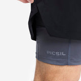 Premium 2-in-1 Shorts - Black from Picsil for Genejack WOD