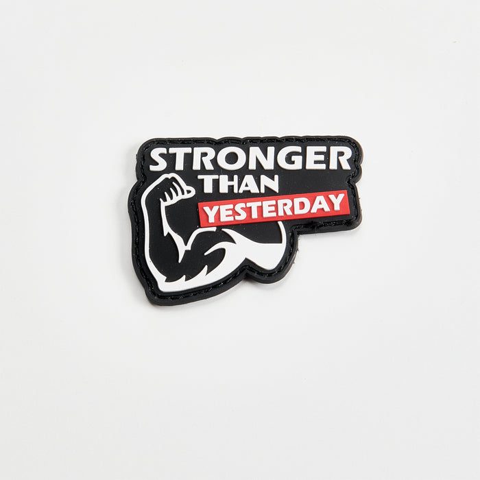Stronger Than Yesterday - Velcro Patch from Picsil for Genejack WOD