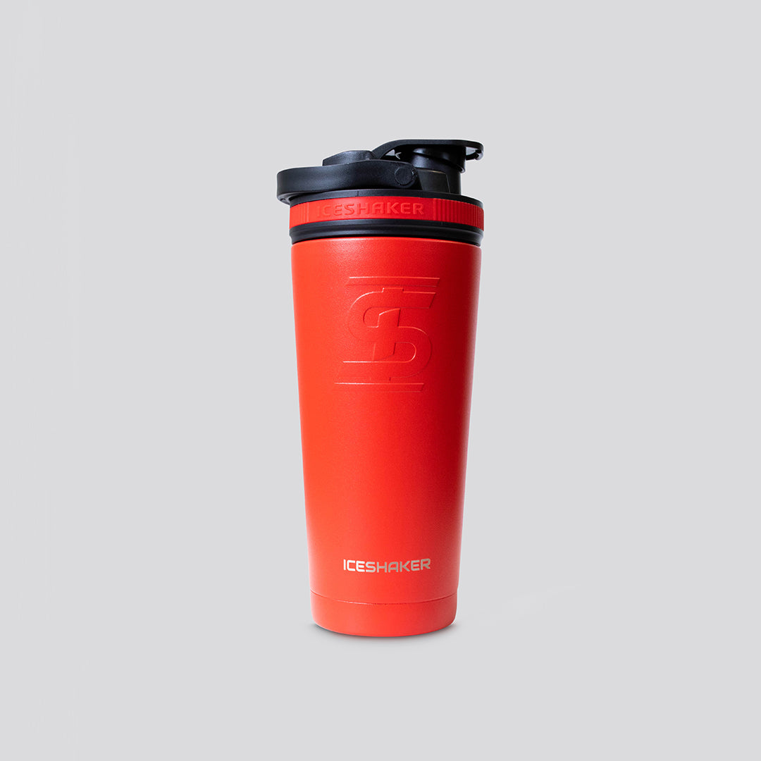 26 Oz. Born Primitive Ice Shaker Bottle | Red from Born Primitive for Genejack WOD