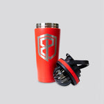 26 Oz. Born Primitive Ice Shaker Bottle | Red from Born Primitive for Genejack WOD