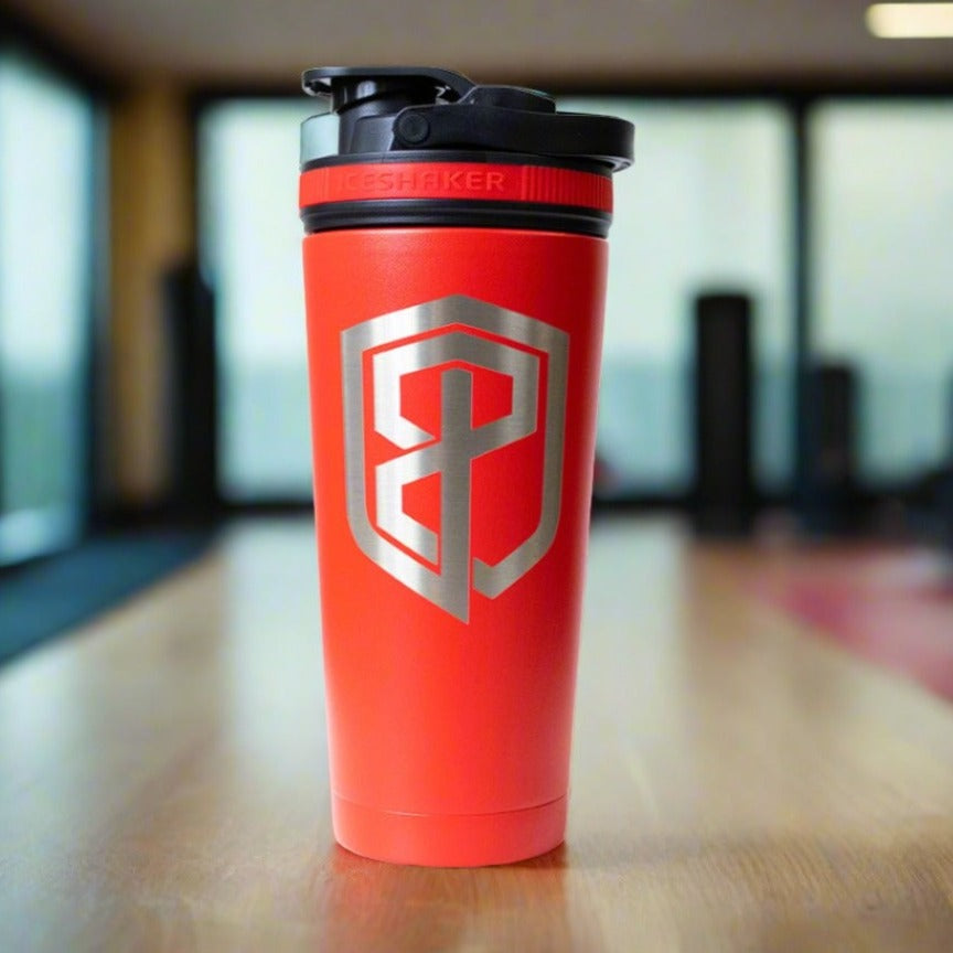 26 Oz. Born Primitive Ice Shaker Bottle | Red from Born Primitive for Genejack WOD