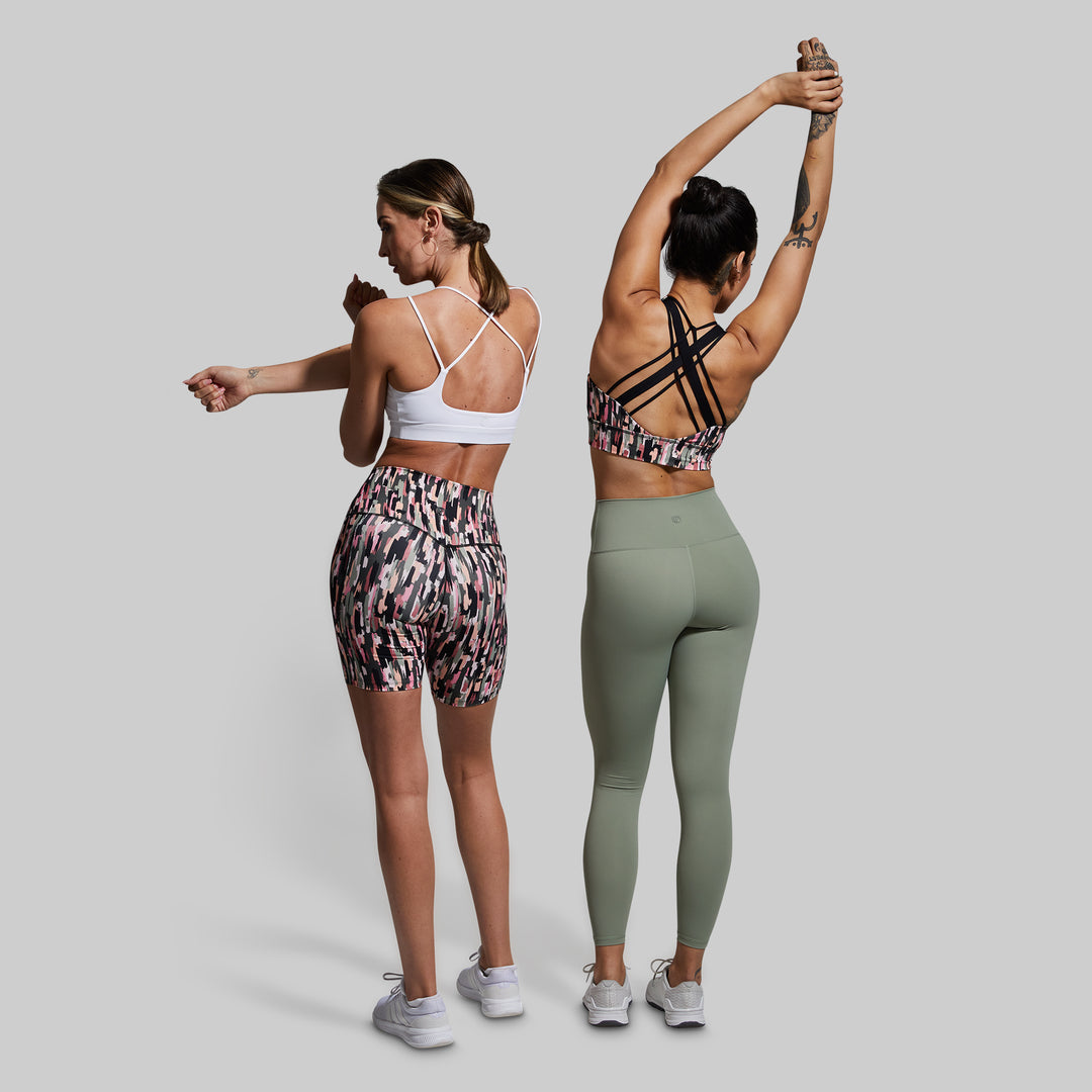 Exhale Sports Bra - White from Born Primitive for Genejack WOD