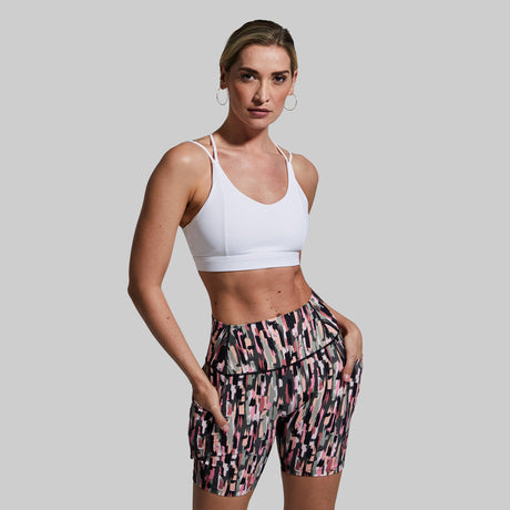 Exhale Sports Bra - White from Born Primitive for Genejack WOD