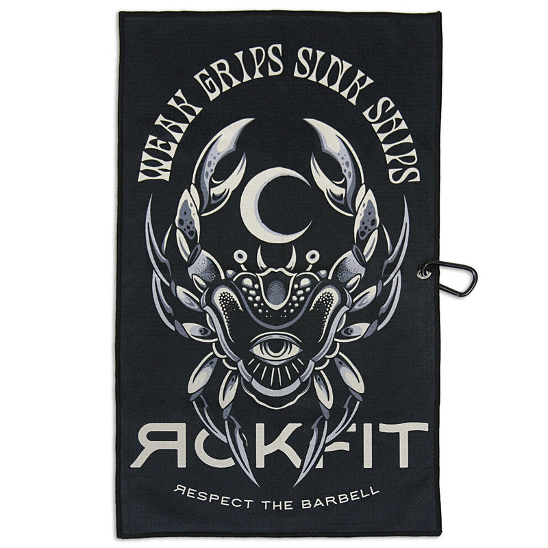 'Weak Grips Sink Ships' Utility Towel from Rokfit for Genejack WOD