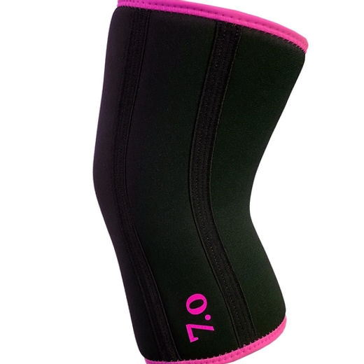 Pink Skyhill 7mm Knee Sleeves Color Edition from Skyhill for Genejack WOD