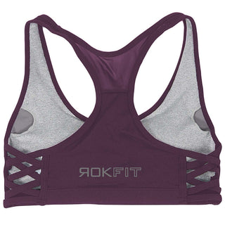 The Alexis Sports Bra - Plum from Rokfit for Genejack WOD