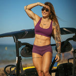 The Alexis Sports Bra - Plum from Rokfit for Genejack WOD