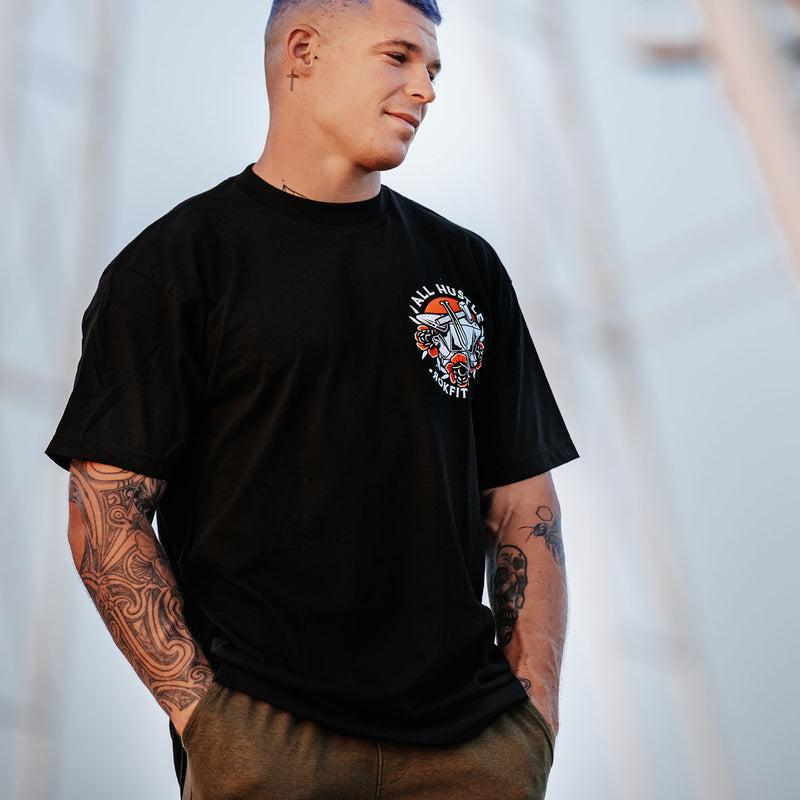 All Hustle - Unisex Utility T-shirt from Rokfit for Genejack WOD