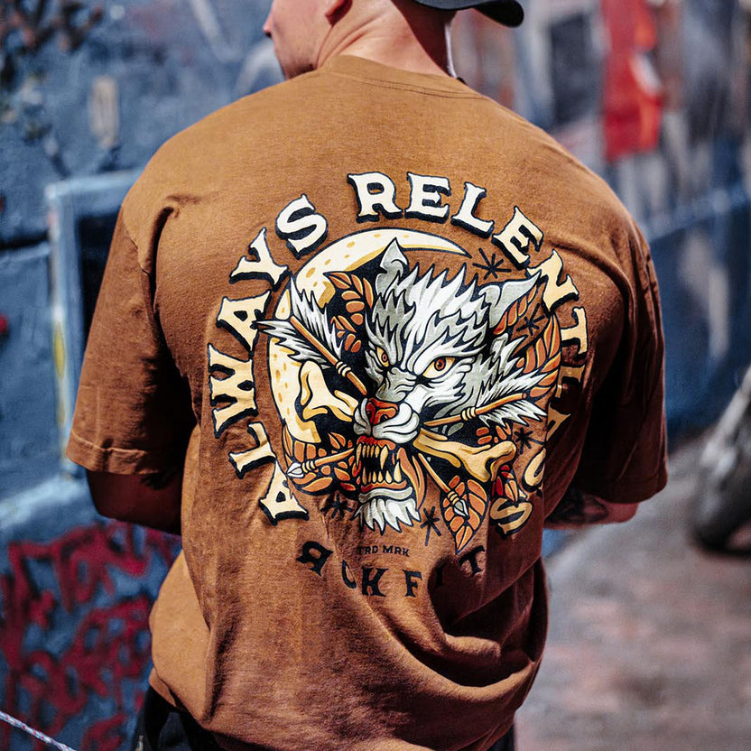 Always Relentless - Street T-shirt from Rokfit for Genejack WOD