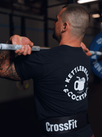 Kettlebells and Cocktails T-shirt from 2POOD for Genejack WOD