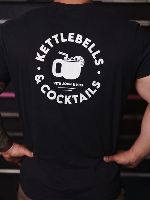 Kettlebells and Cocktails T-shirt from 2POOD for Genejack WOD