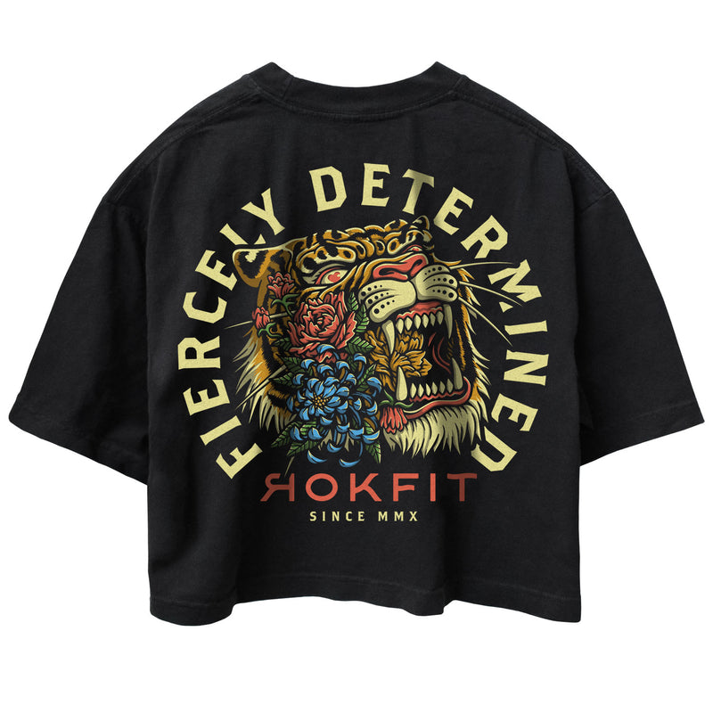 Fiercely Determined Street Crop Top from Rokfit for Genejack WOD