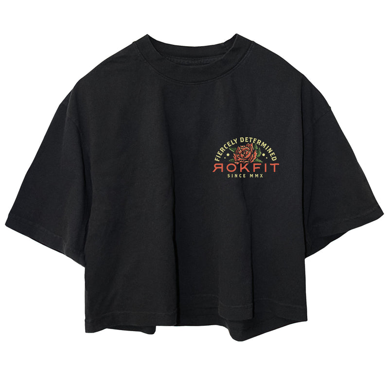 Fiercely Determined | Utility T-shirt + Street Crop Top from Genejack for Genejack WOD