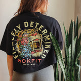 Fiercely Determined Street Crop Top from Rokfit for Genejack WOD